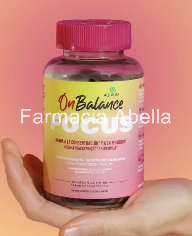 Aquilea OneBalance Focus 60 gominolas veganas sabor cereza - Imagen 1