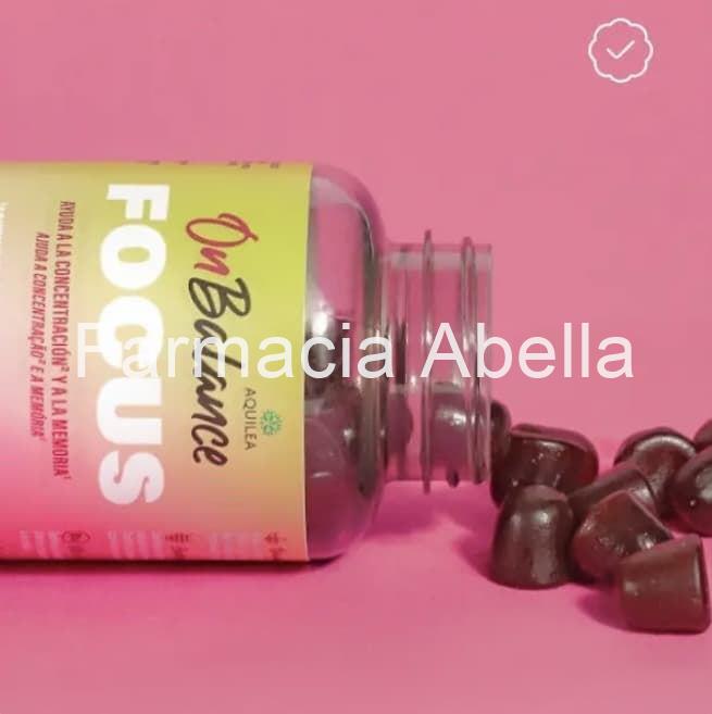 Aquilea OneBalance Focus 60 gominolas veganas sabor cereza - Imagen 2