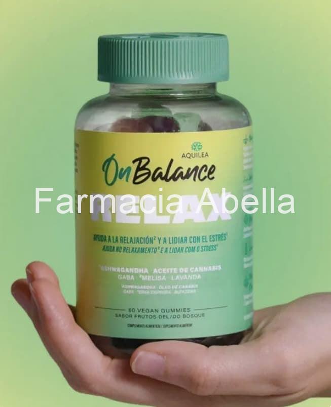 Aquilea OneBalance Relax 60 gominolas veganas sabor frutos del bosque - Imagen 1