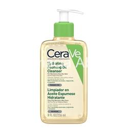 Cerave limpiador en aceite espumoso hidratante 473 ml - Imagen 1