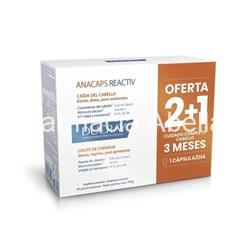 Ducray pack Anacaps reactiv 2+1 cajas de 30 cápsulas - Imagen 1