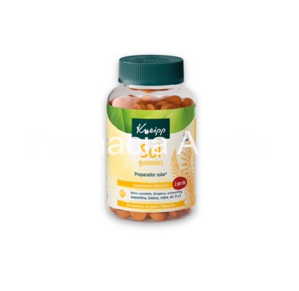 Kneipp sol gummies 60 caramelos de goma sabor melocotón - Imagen 1
