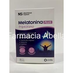 Ns Melatonina plus triptófano 30 comprimidos - Imagen 1