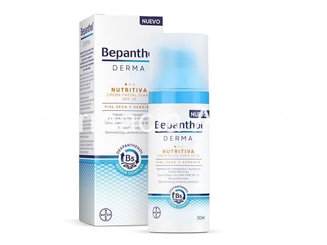 Bepanthol derma crema nutritiva spf 25 50 ml - Imagen 1