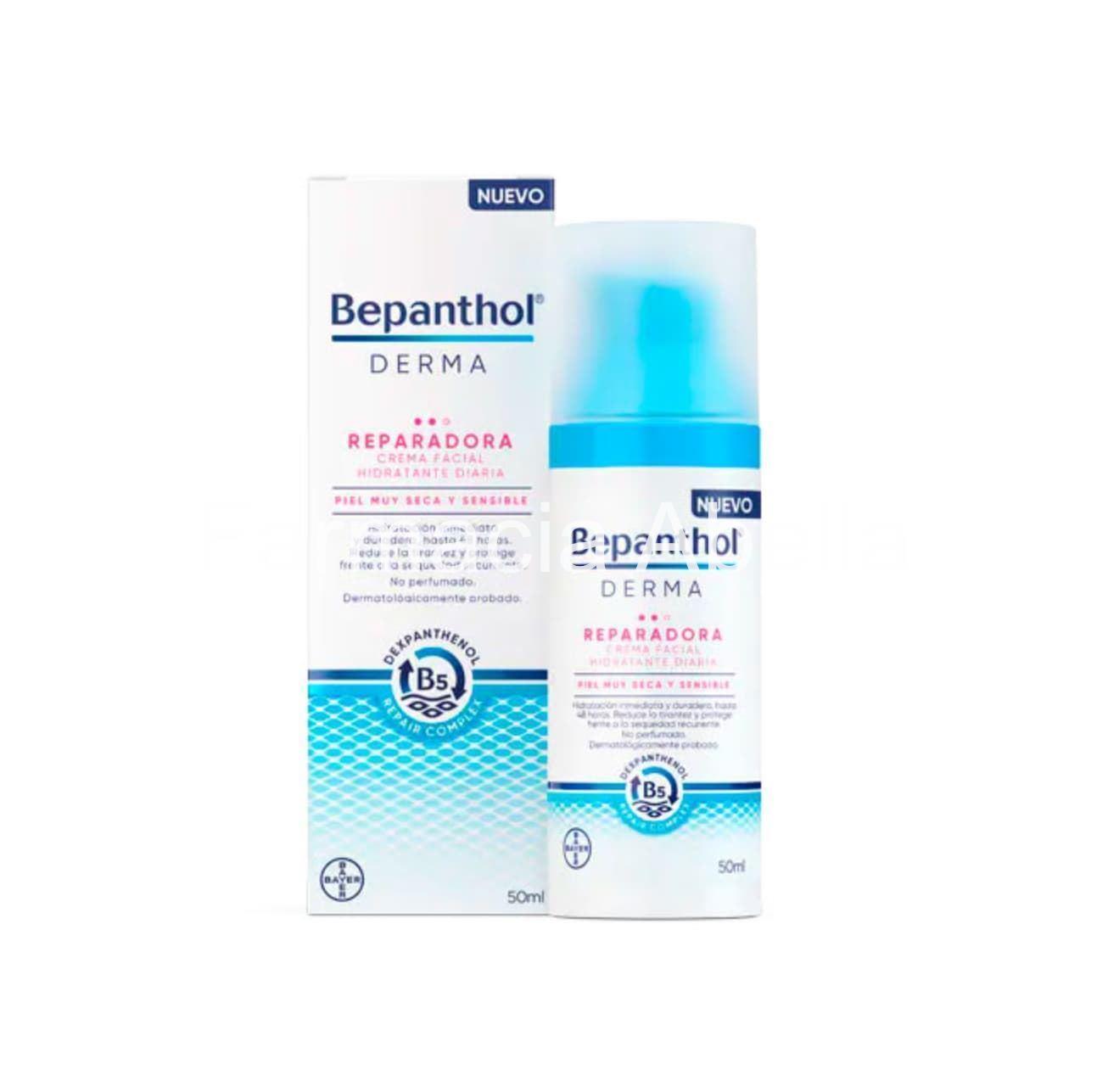 Bepanthol derma reparadora crema facial hidratante 50 ml - Imagen 1