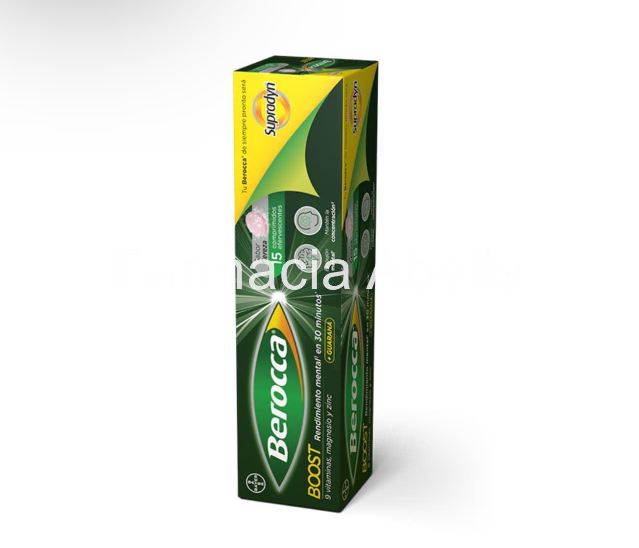 Berocca Boost 15 comprimidos efervescentes sabor cereza - Imagen 1