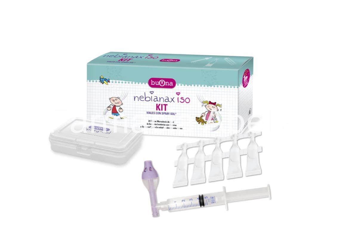Buona Nebianax Iso Kit 20 viales + nebulizador - Botiquín