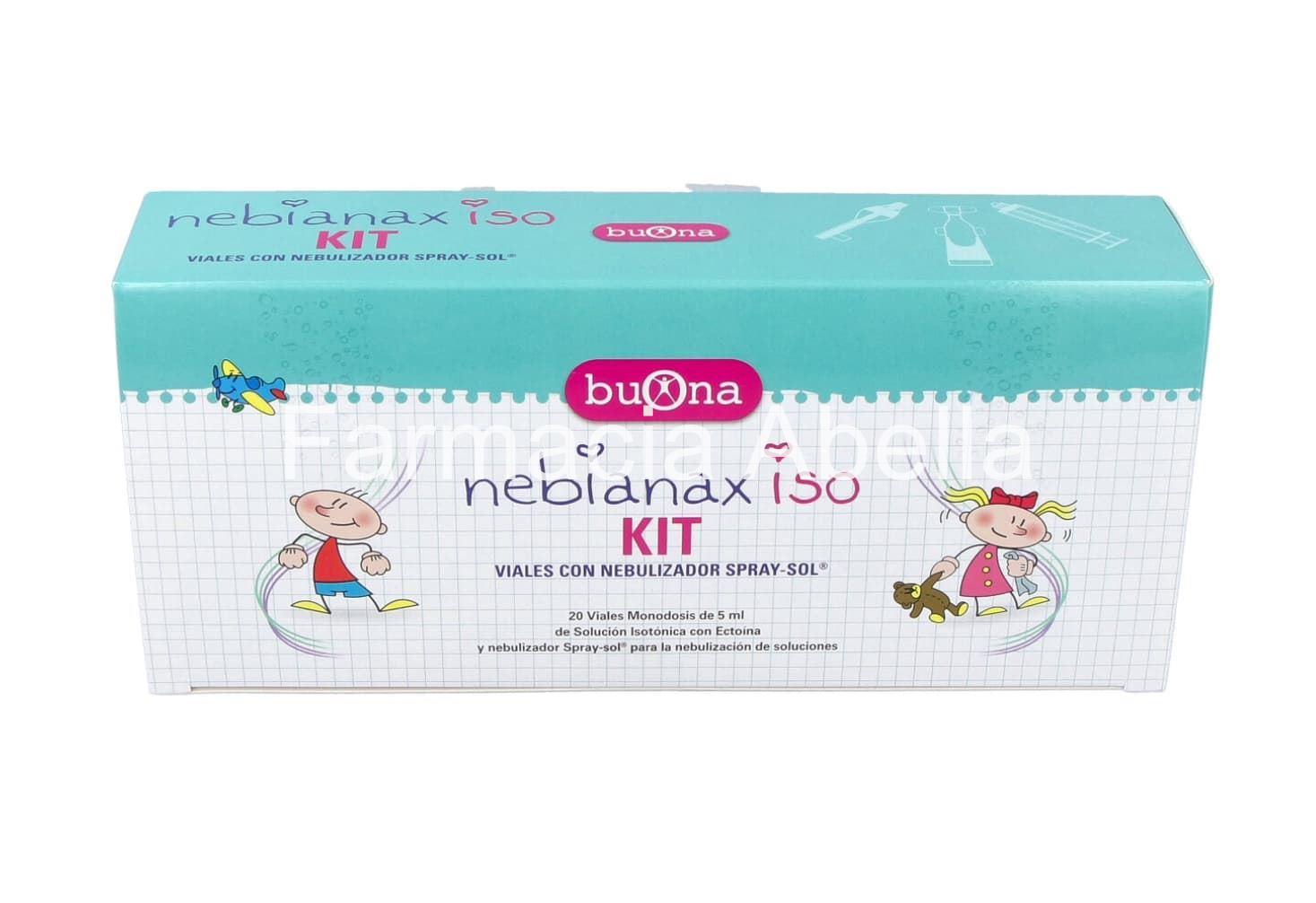 Buona Nebianax Iso Kit 20 viales + nebulizador - Botiquín
