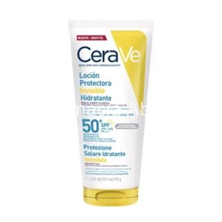 Cerave solar loción protectora invisible hidratante 50 spf 177 ml - Imagen 1