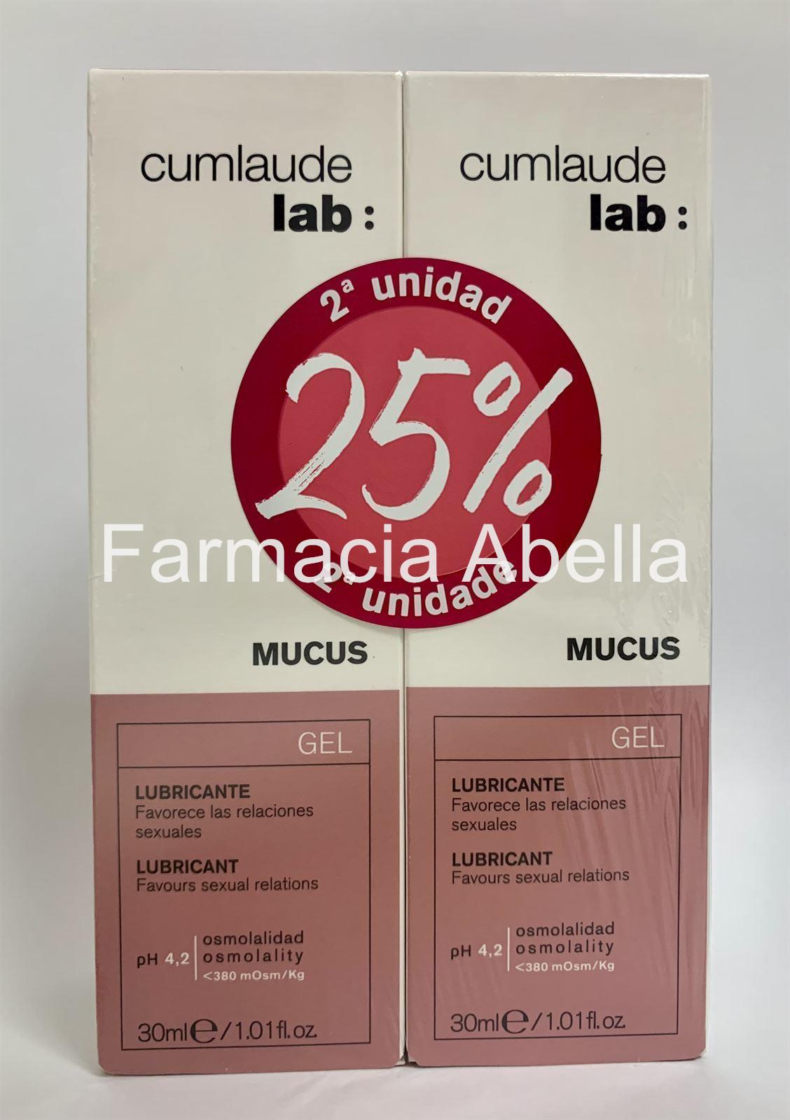 Cumlaude lab mucus Gel lubricante pack 2ª unidad 25% descuento - Imagen 1