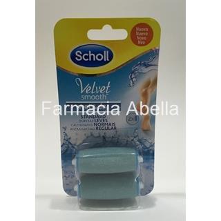 Dr Scholl Velvet Smooth Wet & Dry recambio lima durezas pies 2 unid - Imagen 2