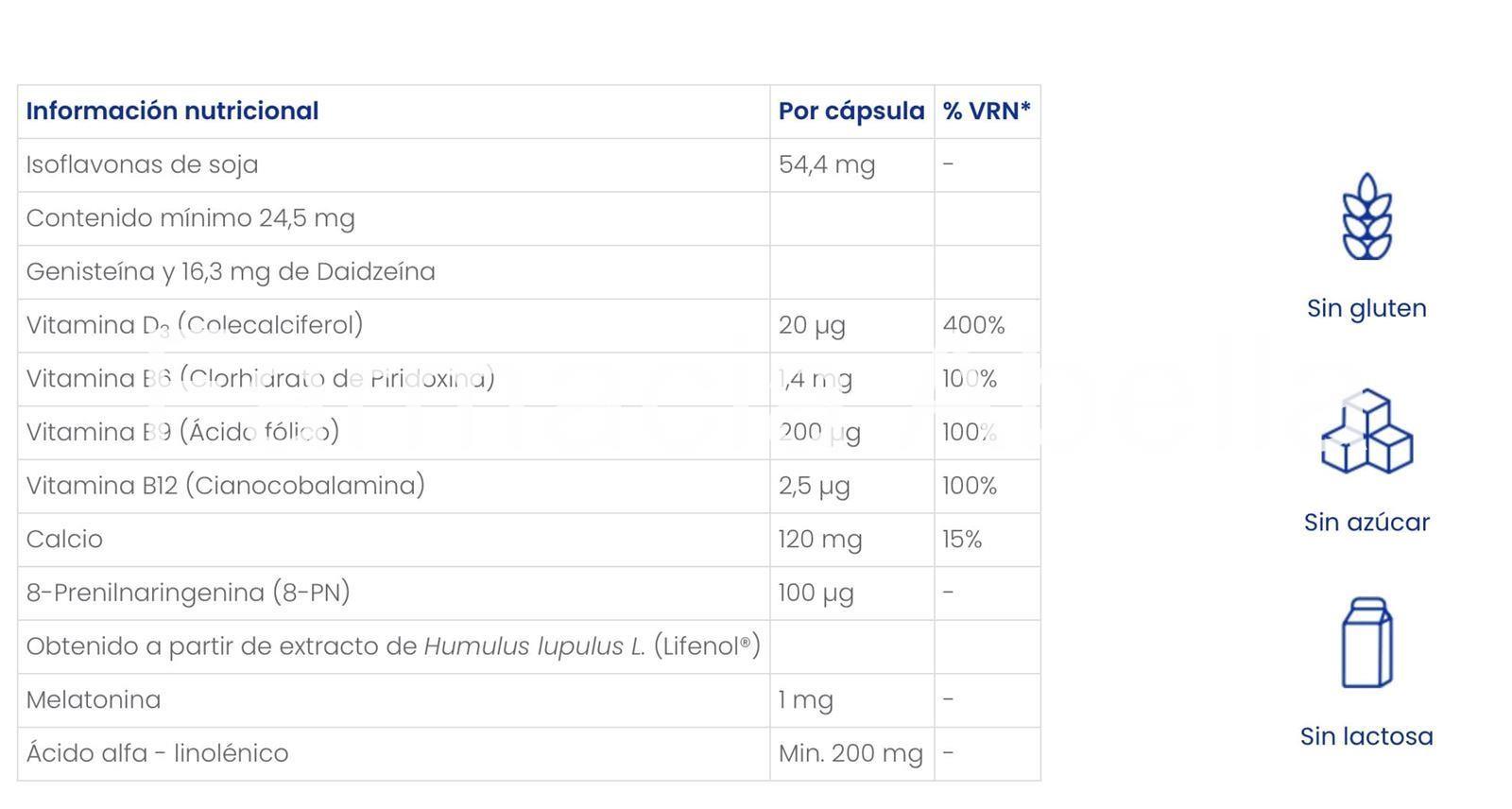 Flavia nocta menopausia 30 cápsulas - Imagen 2