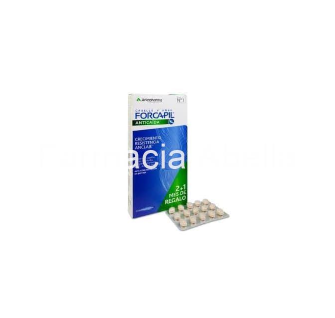 Forcapil anticaída capilar 90 comprimidos pack 2+1 - Imagen 1