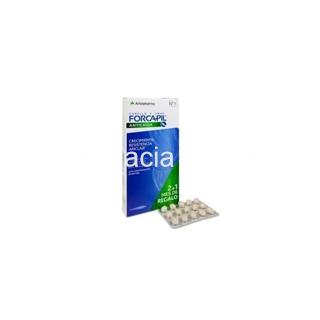 Forcapil anticaída capilar crecimiento resistencia anclaje 90 comprimidos pack 2+1 gratis - Imagen 1