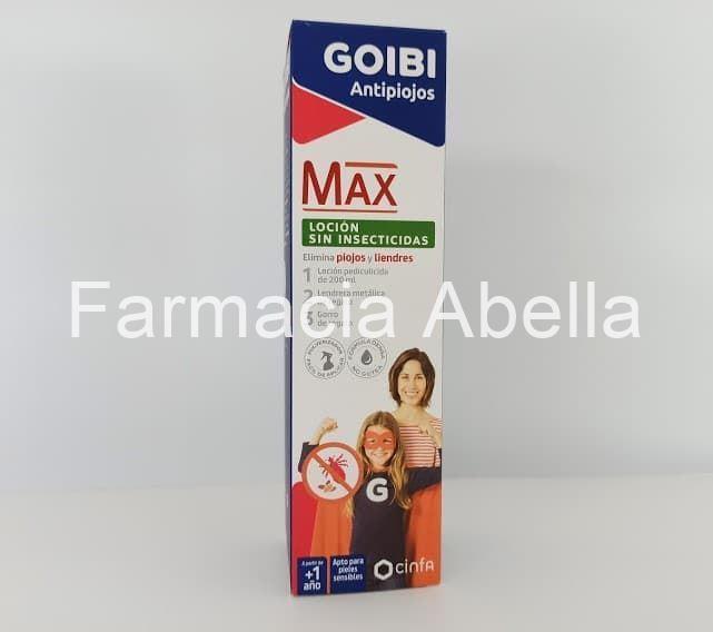 Goibi Max antipiojos loción sin insecticidas 200 ml - Imagen 1