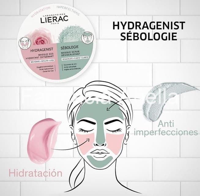 Lierac mascarilla duo hydragenist 6ml + sebologie 6 ml - Imagen 1