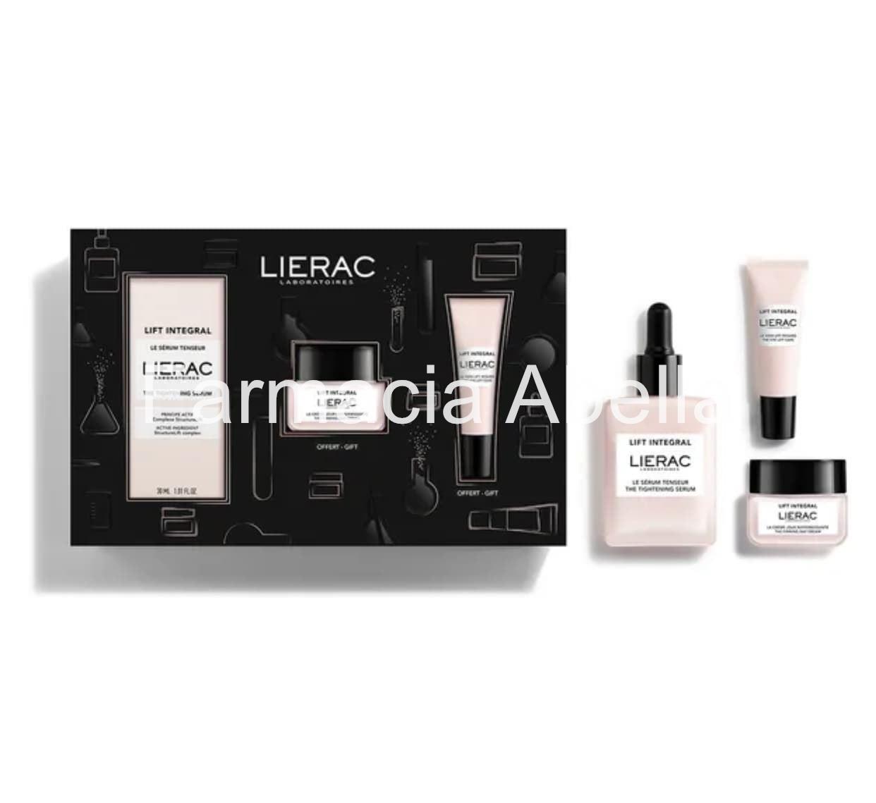 Lierac set Lift integral serum tensor 30 ml + crema día 20 ml + contorno de ojos 7,5 ml - Imagen 1