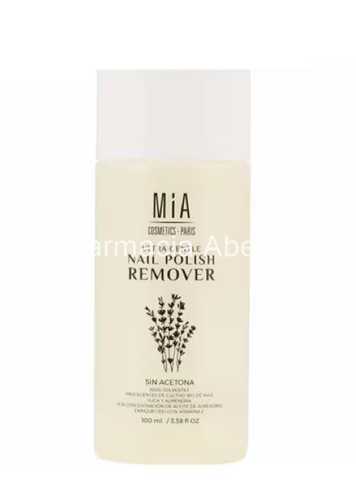 Mía nail polish remover quitaesmalte ultra suave 100ml - Imagen 1