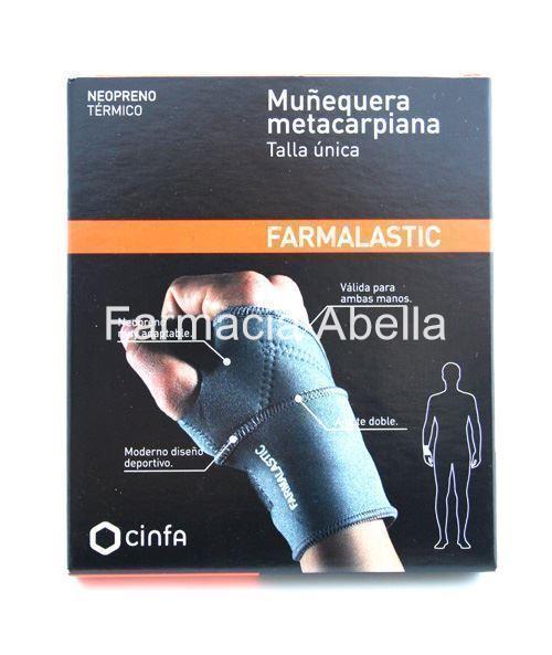 Muñequera metacarpiana neopreno FARMALASTIC Talla única - Imagen 1