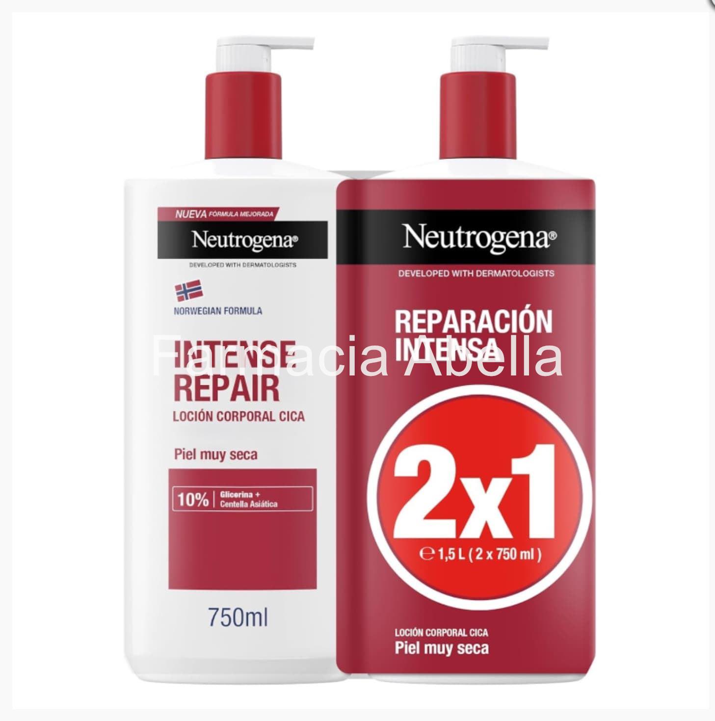 Neutrogena loción corporal reparación intensa 750ml promoción (2x1) - Imagen 1