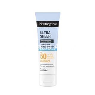 Neutrogena ultra sheer crema invisible hidratante protección solar facial SPF 50 50 ml - Imagen 2