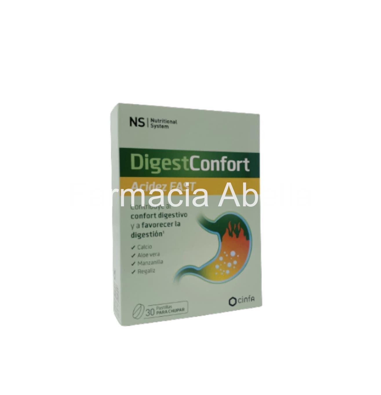 Ns Digest Confort Acidez fast 30 pastillas para chupar - Imagen 1