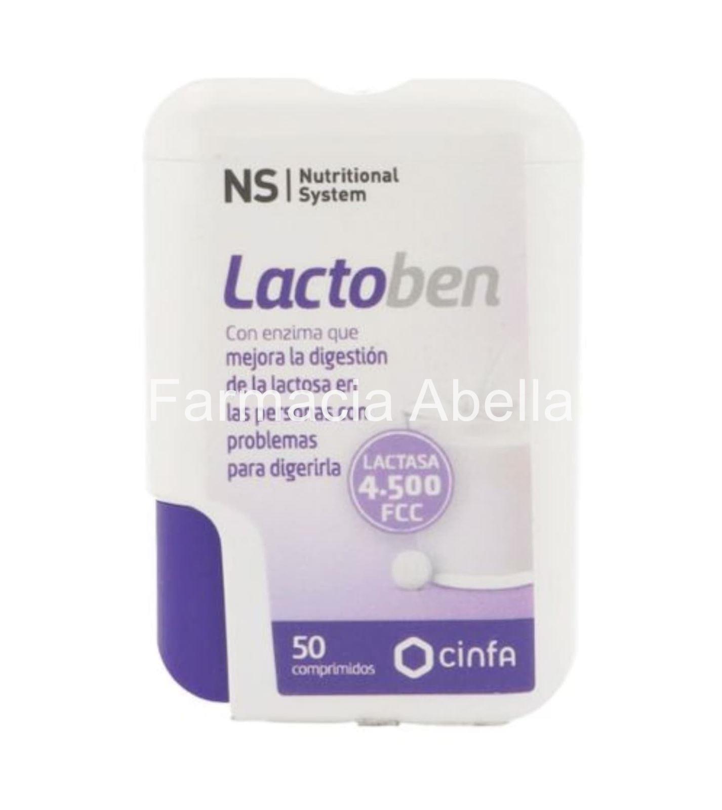 Ns  lactoben 50 comprimidos - Imagen 1