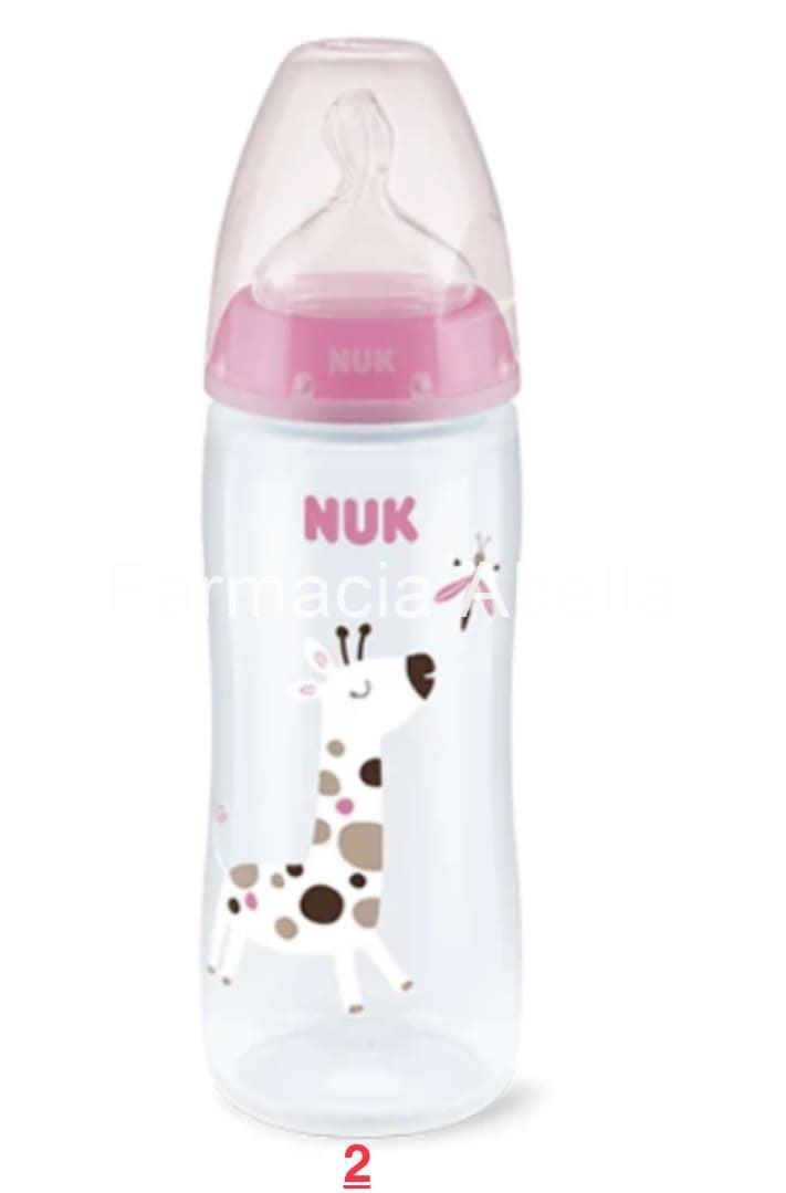 Nuk biberón first choice+ control temperature 6-18 m silicona 360 ml - Imagen 2