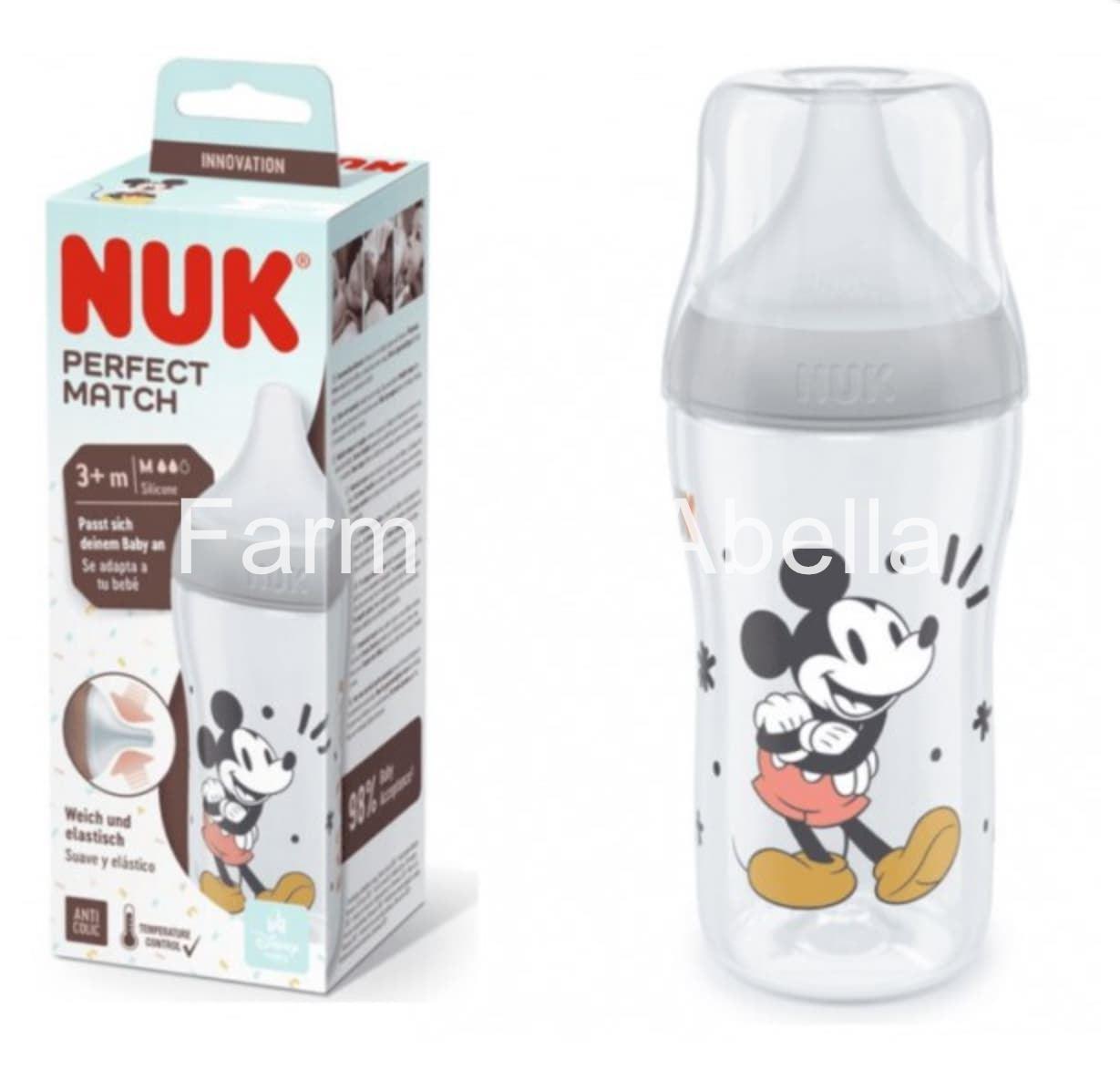 Nuk biberon pp silicona perfect match flujo M 260ml - Imagen 1