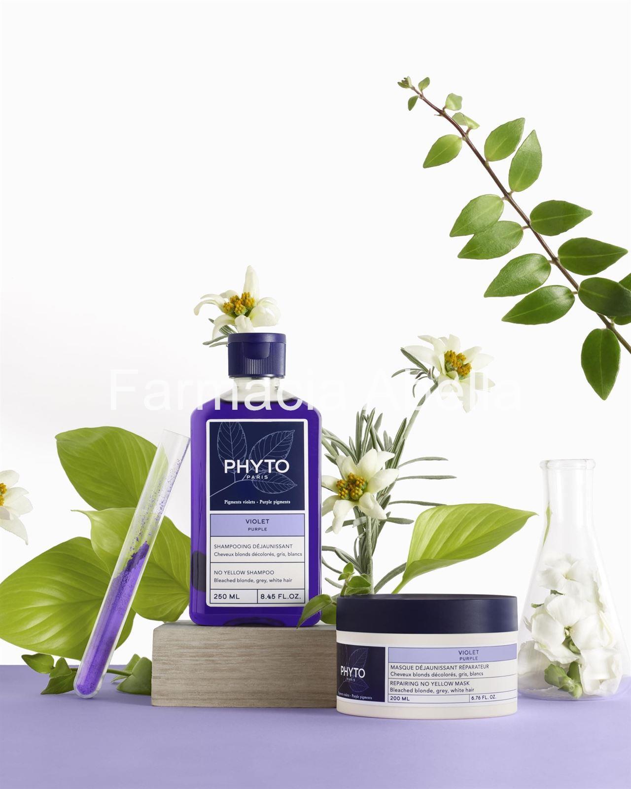 Phyto Violet mascarilla para cabellos grises 200 ml - Imagen 2