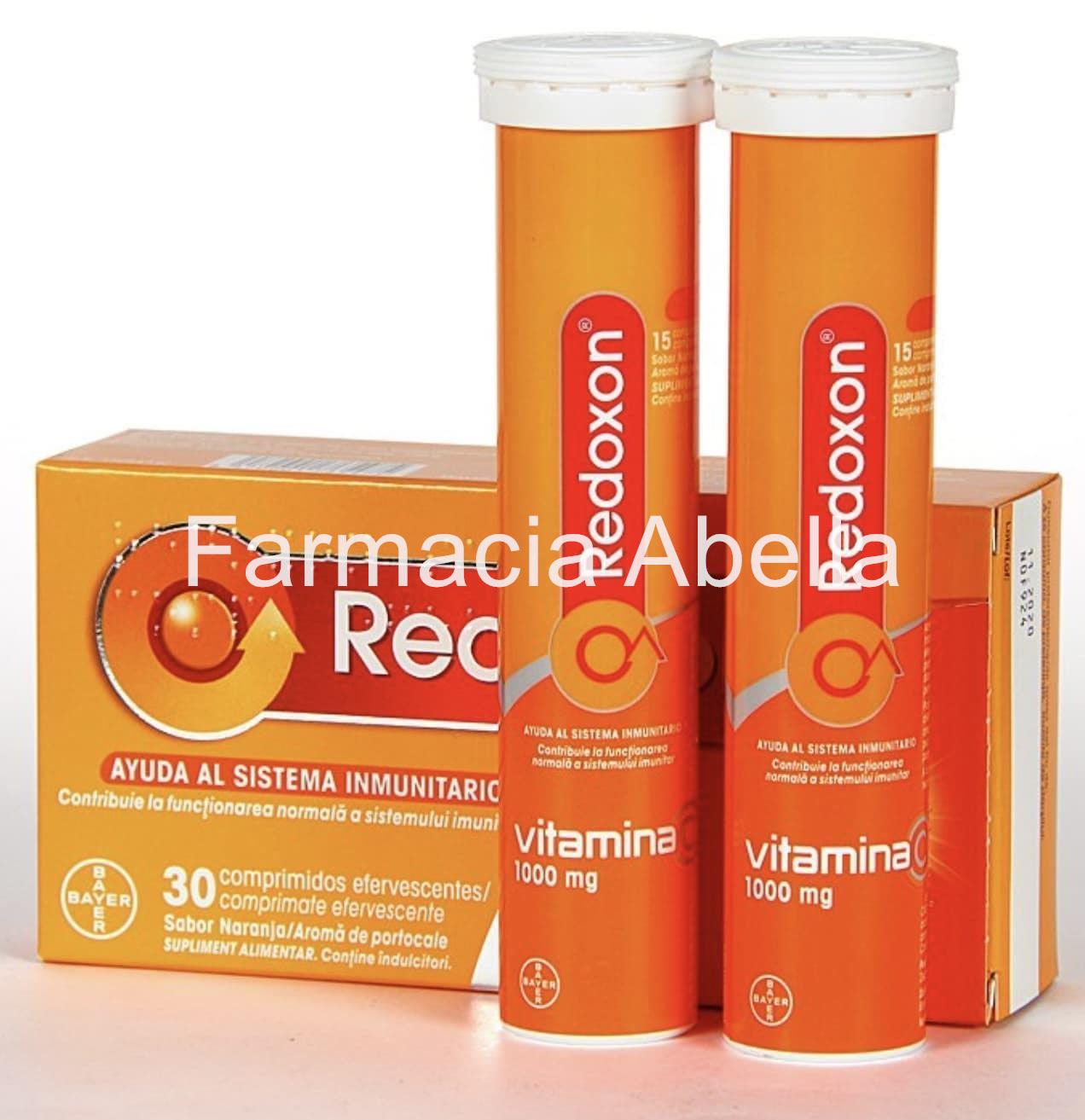 Redoxon vitamina C 1000 mg 30 comprimidos efervescentes sabor naranja - Imagen 1