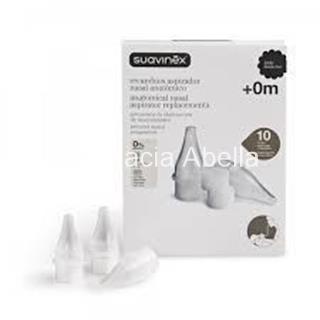 Suavinex recambios aspirador nasal anatómico 10 unidades - Imagen 1